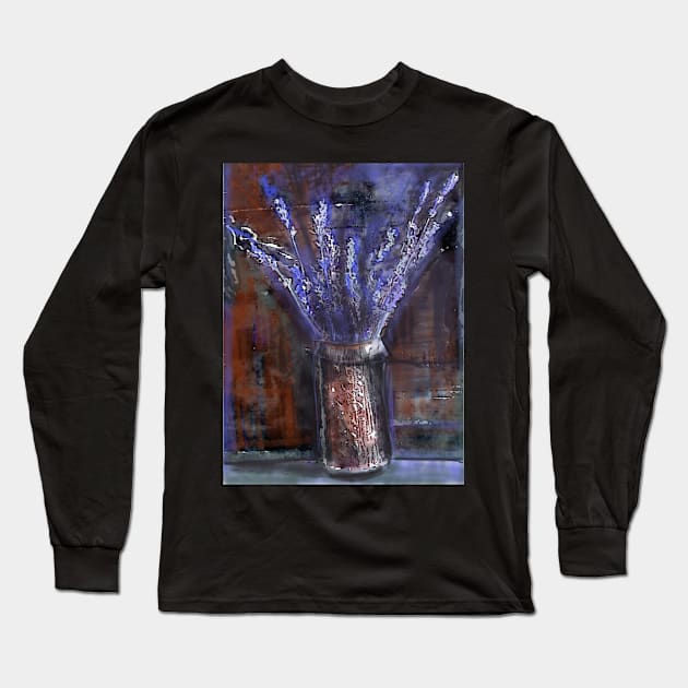 Lavender Long Sleeve T-Shirt by Visuddhi